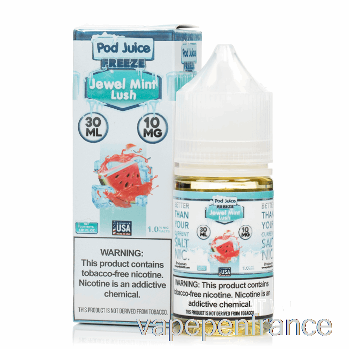 Geler Bijou Menthe Luxuriante - Jus De Dosettes - 30 Ml 35 Mg Stylo Vape
